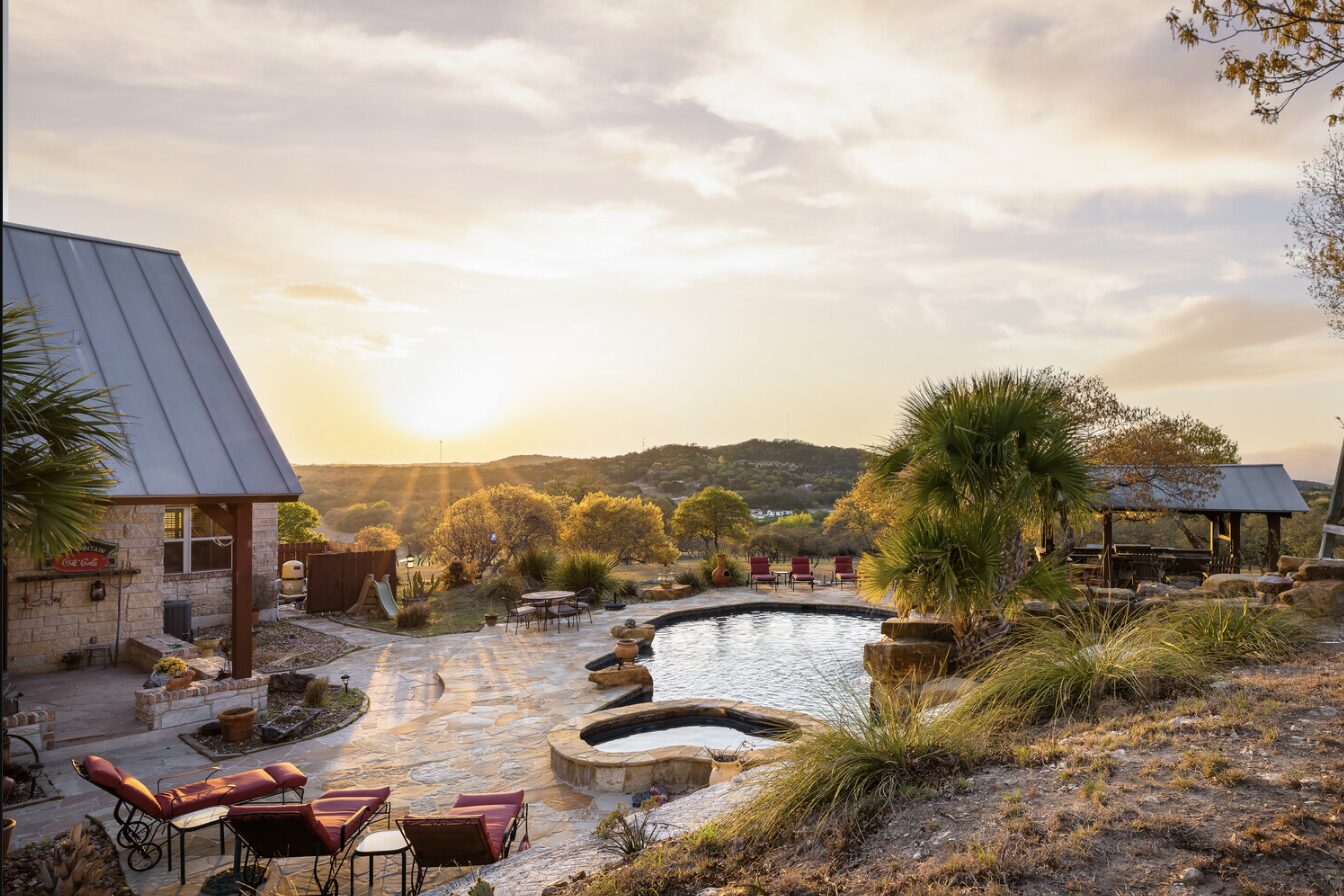 A scenic Hill Country property near Boerne, Texas, in Kendall County.