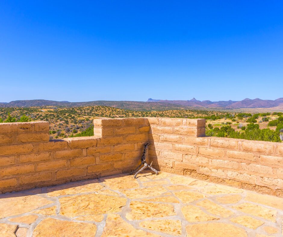 View in Alpine, Texas from a house listed by Atticus Freeland of Carpenter Real Estate